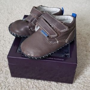 Pediped Lionel dark brown boots 6-12 months